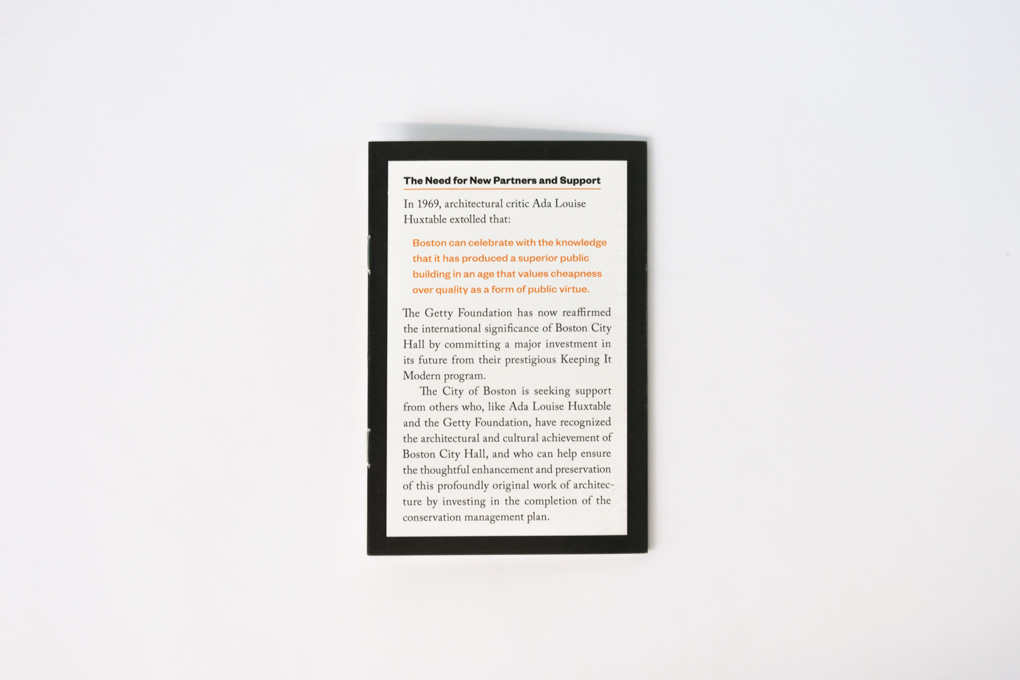 Boston City Hall Brochure