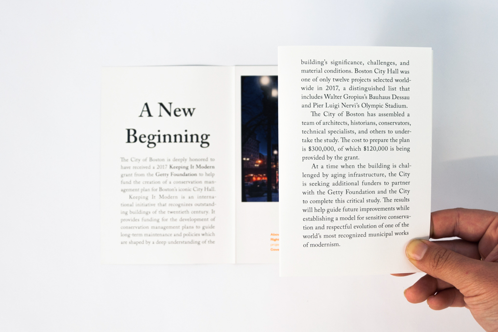 Boston City Hall Brochure